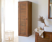 Athens Solid Acacia Wood Column Furniselan - Rustic-Teak-Finish