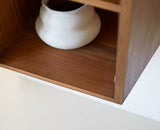 Athens Solid Acacia Wood Column Furniselan - Rustic-Teak-Finish