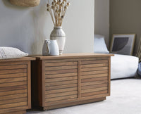 Athens Trunk Box Storage Furniselan-Rustic Teak-Finish 