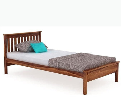 Auckland Sheesham Wood Single Size Bed - Single Size Bed - Furniselan
