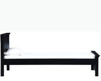 Baku Sheesham Wood Single Size Bed - Single Size Bed - Furniselan-Walnut-Finish