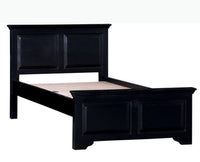 Baku Sheesham Wood Single Size Bed - Single Size Bed - Furniselan-Walnut-Finish
