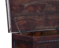 Bamako Solid Wood Storage Trunk Box - Trunks & Cabinets - Furniselan - Grey-Finish