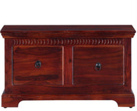 Bamako Solid Wood Storage Trunk Box - Trunks & Cabinets - Furniselan - Maple-Finish