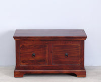 Bamako Solid Wood Storage Trunk Box - Trunks & Cabinets - Furniselan - Maple-Finish