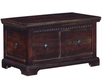Bamako Solid Wood Storage Trunk Box - Trunks & Cabinets - Furniselan - Grey-Finish