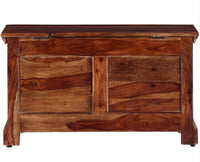 Bamako Solid Wood Storage Trunk Box - Trunks & Cabinets - Furniselan - Teak-Finish