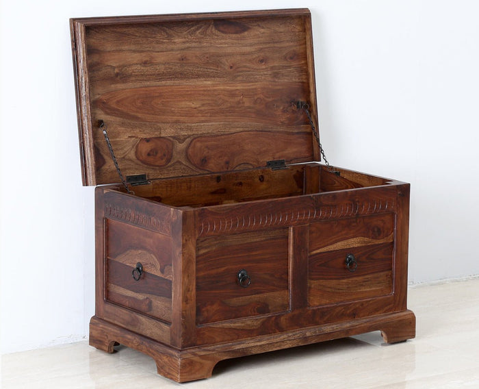 Bamako Solid Wood Storage Trunk Box - Trunks & Cabinets - Furniselan