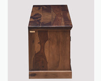Bandung Solid Wood Two Doors TV Cabinet-Teak Finish - Tv Cabinet - Furniselan - Teak-Finish