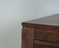 Bangalore Solid Wood Four Drawer TV Cabinet - Tv Cabinet - Furniselan-Grey-Finish
