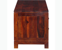 Bangalore Solid Wood Four Drawer TV Cabinet - Tv Cabinet - Furniselan-Maple-Finish
