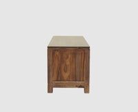 Bangalore Solid Wood Four Drawer TV Cabinet - Tv Cabinet - Furniselan-Grey-Finish