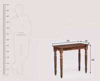 Bangkok Solid Wood Console Table , Study Laptop Table - Study Table - Furniselan - Teak-Finish