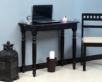 Bangkok Solid Wood Console Table , Study Laptop Table - Study Table - Furniselan - Walnut-Finish