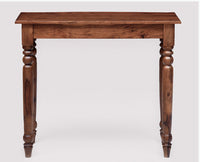 Bangkok Solid Wood Console Table , Study Laptop Table - Study Table - Furniselan - Teak-Finish