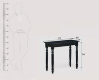 Bangkok Solid Wood Console Table , Study Laptop Table - Study Table - Furniselan - Walnut-Finish