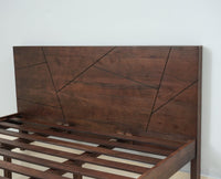 Barcelona Solid Wood King Size Bed - King Size Bed - Furniselan-Grey-Finish
