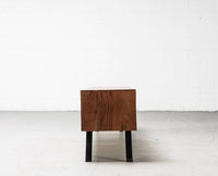 Barcelona Tv Cabinet with Two Doors - Tv Cabinet - Furniselan - Natural-Finish
