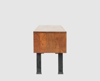 Barcelona Tv Cabinet with Two Doors - Tv Cabinet - Furniselan - Teak-Finish