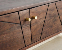 Barcelona Tv Cabinet with Two Doors - Tv Cabinet - Furniselan - Grey-Finish