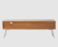Barcelona Tv Cabinet with Two Doors - Tv Cabinet - Furniselan - Teak-Finish