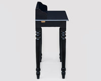 Bareilly Solid Wood Study Table with One Drawer - Study Table - Furniselan - Walnut-Finish