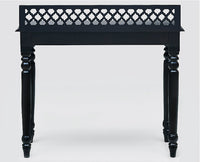 Bareilly Solid Wood Study Table with One Drawer - Study Table - Furniselan - Walnut-Finish