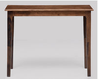 Beijing Solid Wood Study Table with One Drawer - Study Table - Furniselan - Teak-Finish