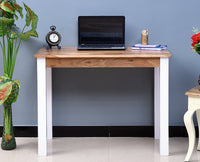 Belem Solid Wood Console Table , Study Laptop Table - Study Table - Furniselan - White-Finish