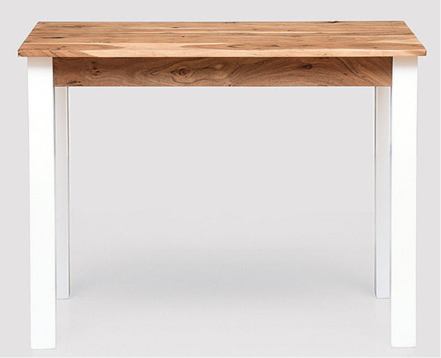 Belem Solid Wood Console Table , Study Laptop Table - Study Table - Furniselan - White-Finish