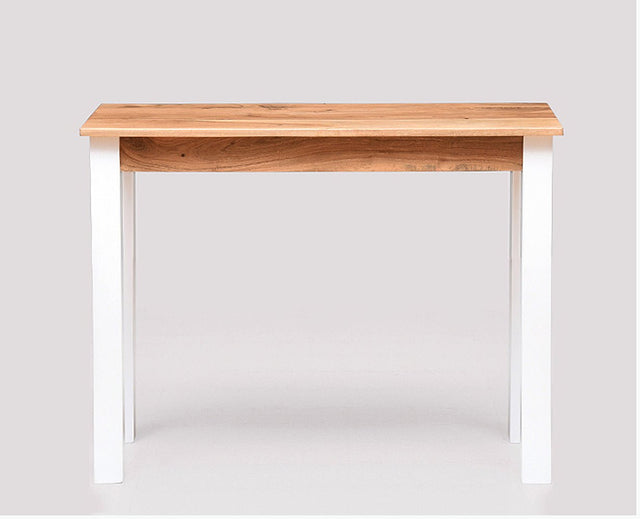 Belem Solid Wood Console Table , Study Laptop Table - Study Table - Furniselan - White-Finish