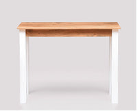 Belem Solid Wood Console Table , Study Laptop Table - Study Table - Furniselan - White-Finish