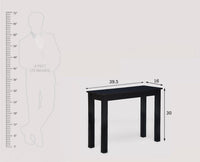 Belem Solid Wood Console Table , Study Laptop Table - Study Table - Furniselan - Walnut-Finish