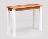 Belem Solid Wood Console Table , Study Laptop Table - Study Table - Furniselan - White-Finish