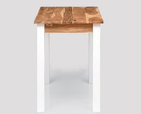 Belem Solid Wood Console Table , Study Laptop Table - Study Table - Furniselan - White-Finish