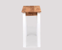 Belem Solid Wood Console Table , Study Laptop Table - Study Table - Furniselan - White-Finish