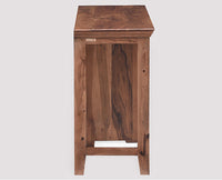 Belgaum Solid Wood Writing Study Table, Study Laptop Desk with Two Drawers & One Door - Study Table - Furniselan - Rustic-Teak-Finish