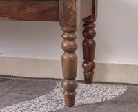 Belgium 3 Seater Sheesham Wood Bench - Furniselan - Grey-Finish