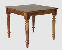Belgium 4 Seater Dining Set With 4 Chairs - Furniselan - Teak-Finish