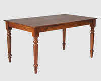 Belgium 6 Seater Dining Set With 4 Chairs & Bench - Dining Set - Furniselan - Maple-Finish