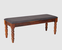 Belgium 6 Seater Dining Set With 4 Chairs & Bench - Dining Set - Furniselan - Maple-Finish