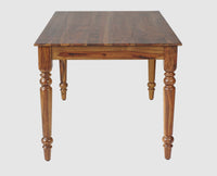 Belgium 6 Seater Dining Set With 4 Chairs & Bench - Dining Set - Furniselan - Teak-Finish