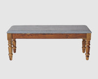 Belgium 6 Seater Dining Set With 4 Chairs & Bench - Dining Set - Furniselan - Teak-Finish