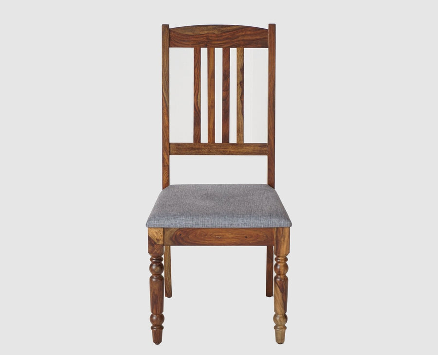 Belgium 6 Seater Dining Set With 6 Chairs - Dining Set - Furniselan - Teak-Finish