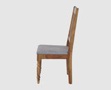 Belgium 6 Seater Dining Set With 6 Chairs - Dining Set - Furniselan - Teak-Finish