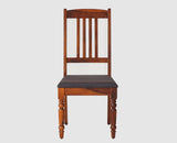 Belgium 6 Seater Dining Set With 6 Chairs - Dining Set - Furniselan - Maple-Finish