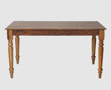 Belgium 6 Seater Dining Set With 6 Chairs - Dining Set - Furniselan - Teak-Finish