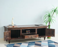Belgium Entertainment Unit Tv Cabinet Two Door - Furniselan - Grey-Finish