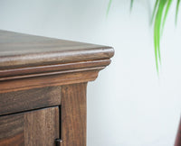 Belgium Entertainment Unit Tv Cabinet Two Door - Furniselan - Grey-Finish