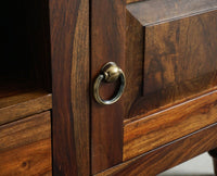 Belgium Entertainment Unit Tv Cabinet Two Door - Furniselan - Teak-Finish